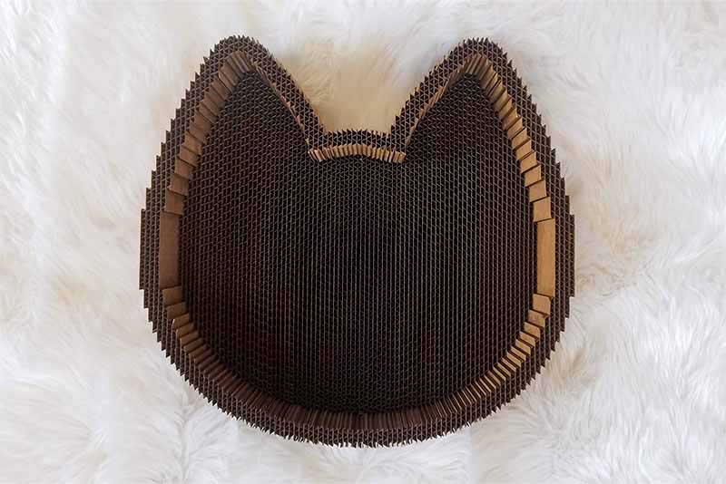 Cat scratcher bed