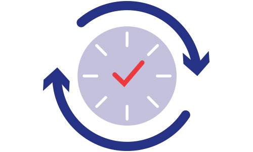 Clock representing durable cat products