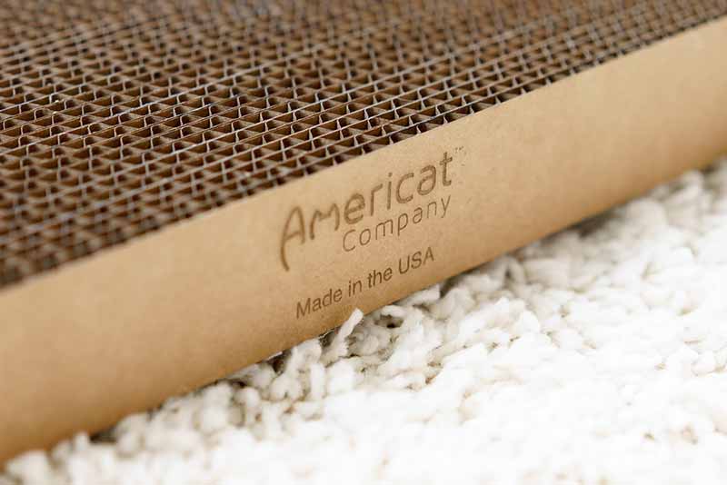 Made in the USA cardboard cat scratcher