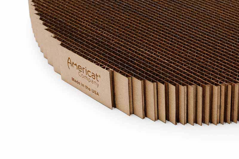 Made in the USA cardboard cat scratching pad